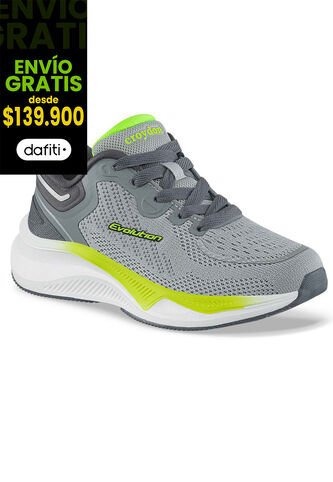 Tenis Running Coffer Gris Croydon Para Niño Croydon