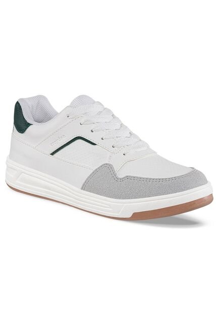 Tenis Urbanos Tabio Blanco-Verde Para Hombre Croydon