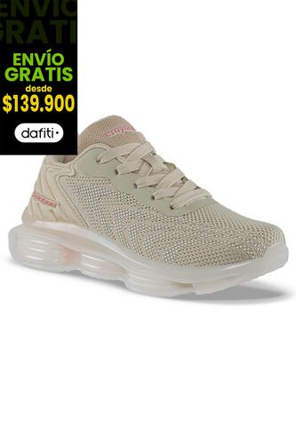 Tenis Running Ulorix Beige Croydon Para Niña Croydon