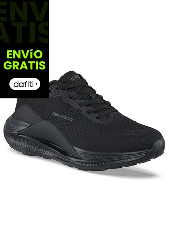 Tenis Running Nwak Negro-Negro Croydon Para Mujer Croydon