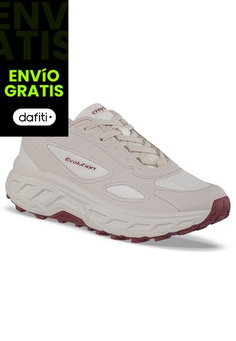 Tenis Trail Running Kimeq Beige Croydon Para Mujer Croydon