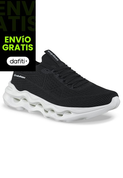 Tenis Para Caminar Dokox Negro Croydon Para Mujer