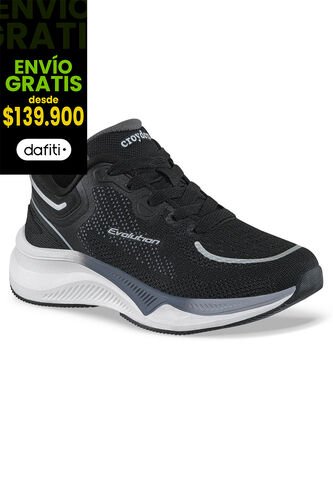 Tenis Running Coffer Negro Croydon Para Niño Croydon