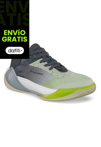 Tenis Basketball Qibar Gris-Verde Croydon Para Hombre Croydon