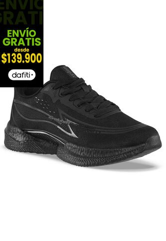 Tenis Running Minul Negro-Negro Croydon Para Mujer Croydon