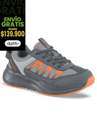 Tenis Running Zibalo Gris Croydon Para Niño Croydon