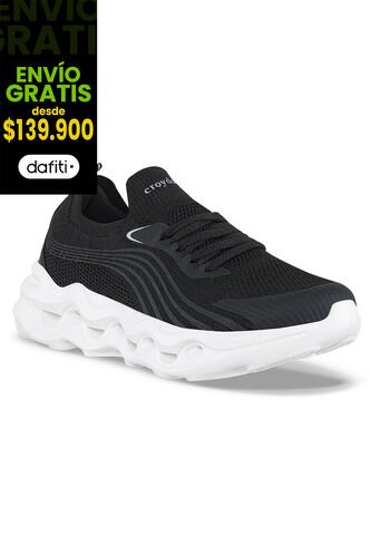 Tenis Para Caminar Nami Negro Croydon Para Mujer Croydon