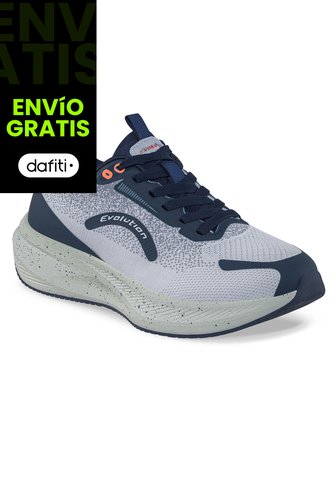 Tenis Running Vebar Gris Croydon Para Hombre Croydon
