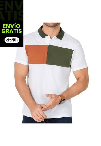 Camiseta Polo Julio Blanco Para Hombre Croydon Croydon