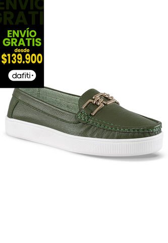 Mocasines Milly Verde Croydon Para Mujer Croydon