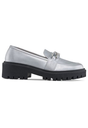 Mocasines Priscila Plata Para Mujer Croydon