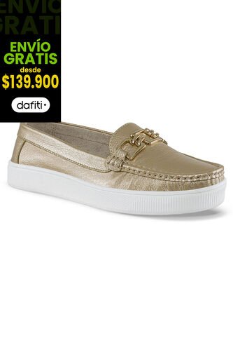 Mocasines Milly Oro Croydon Para Mujer Croydon