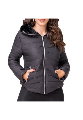 Chaqueta Lorena Negro Para Mujer Croydon