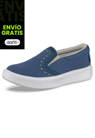 Tenis Casuales Cres Azul Croydon Para Mujer Croydon