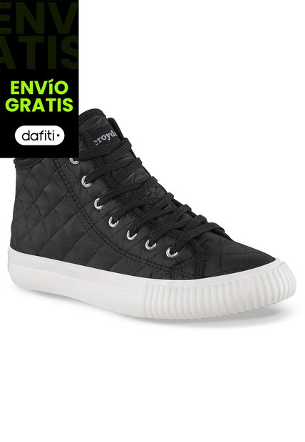 Botines Taliba Alto Negro Croydon Para Mujer