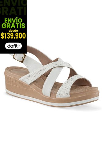Sandalias Tacón Andrey Blanco Croydon Para Mujer Croydon