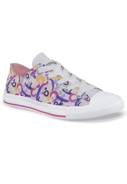 Tenis Casuales Mic Bajo Lila Croydon Para Niña