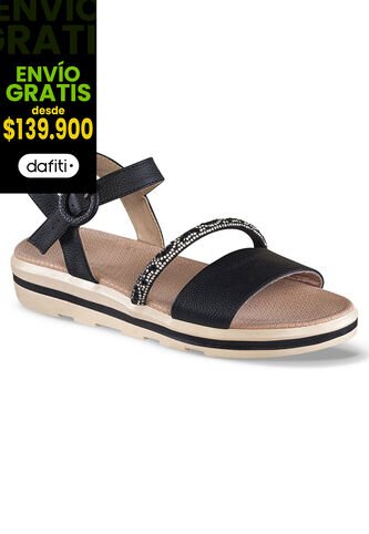 Sandalias Tacón Inna Negro Croydon Para Mujer Croydon