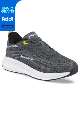 Tenis Running Vixler Gris-Ama Para Niño Croydon Croydon