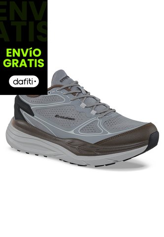 Tenis Running Meman Gris Croydon Para Hombre Croydon