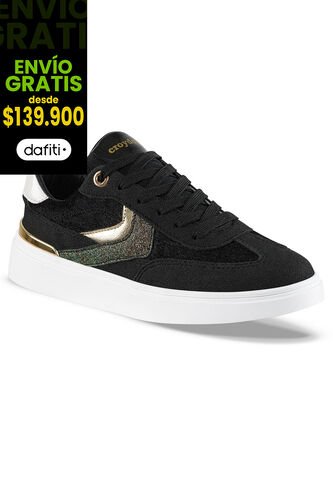 Tenis Urbanos Billie Negro Croydon Para Mujer Croydon