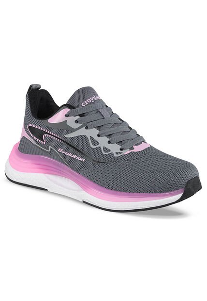 Tenis Running Broxu Gris Osc Para Mujer Croydon