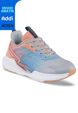 Tenis Running Temar Gris Para Niña Croydon Croydon