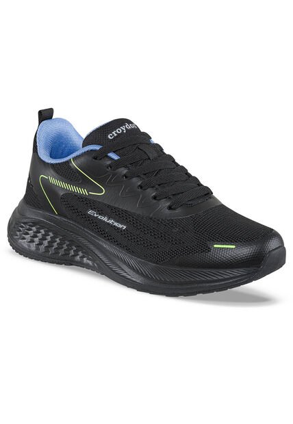 Tenis Running Nictel Negro-Negro Para Mujer Croydon