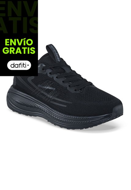 Tenis Running Tegal Negro Croydon Para Hombre