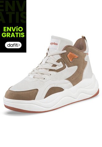 Tenis Urbanos Ysor Beige Croydon Para Mujer Croydon