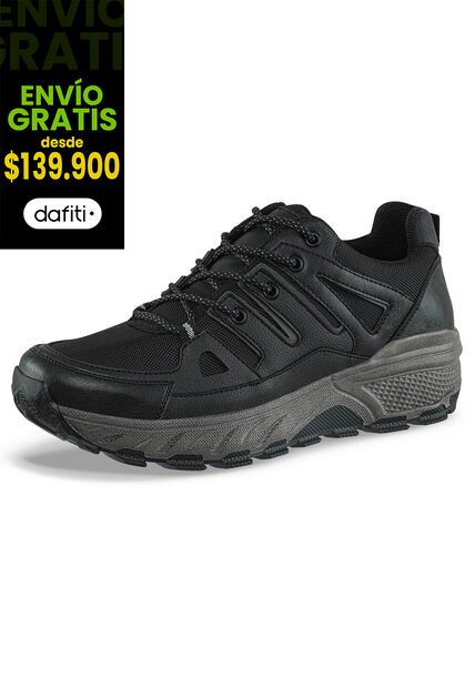 Zapatos Outdoor Hudson Negro Croydon Para Hombre