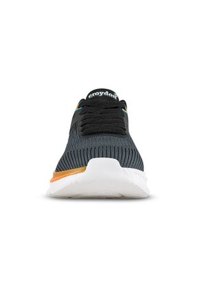 Tenis Running Lotox Negro Para Niño Croydon