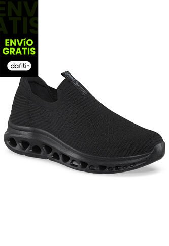 Tenis Running Pedzy Negro-Negro Para Mujer Croydon Croydon