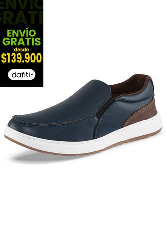 Tenis Casuales Hank Azul Croydon Para Hombre Croydon
