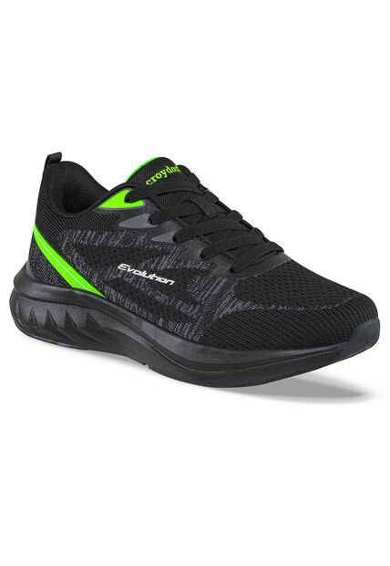 Tenis Running Grib Negro Para Hombre Croydon