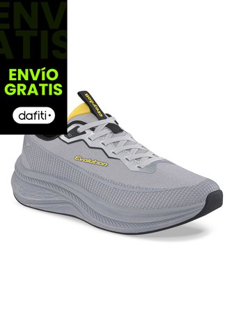 Tenis Running Qijoy Gris Croydon Para Hombre Croydon