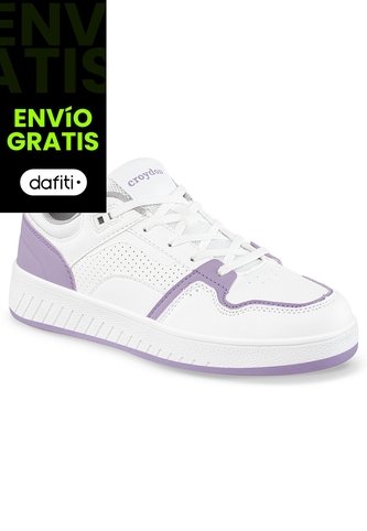 Tenis Urbanos Dagin Blanco-Lila Croydon Para Mujer Croydon