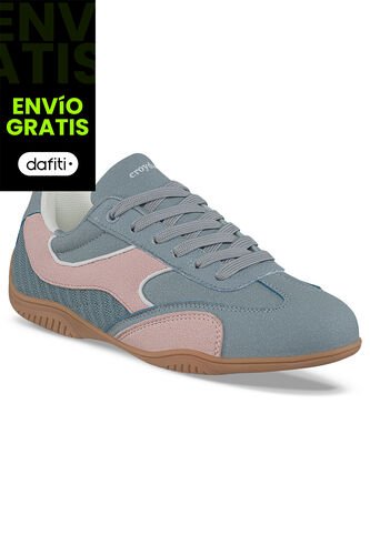 Tenis Casuales Zebar Azul Croydon Para Mujer Croydon