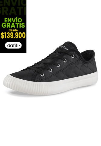Tenis Taliba Bajo Negro Croydon Para Mujer Croydon