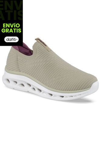 Tenis Running Pedzy Beige Para Mujer Croydon Croydon
