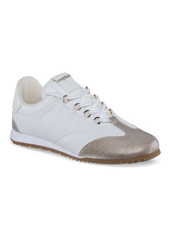 Tenis Urbanos Nayely Blanco-Oro Croydon Para Mujer Croydon