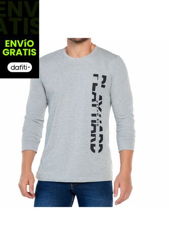 Camibuzo Roberto Gris Para Hombre Croydon Croydon