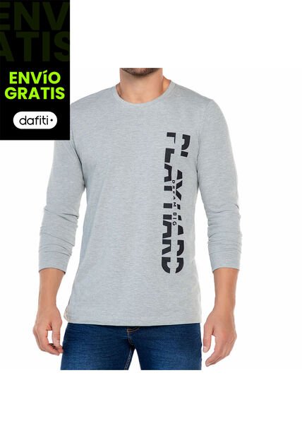 Camibuzo Roberto Gris Para Hombre Croydon