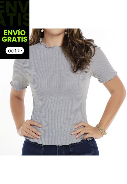 Buzo Rubi Gris Para Mujer Croydon