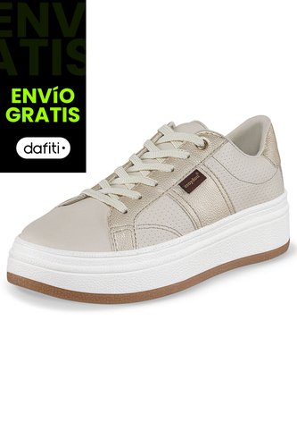 Tenis Ghada 3 Beige Croydon Para Mujer Croydon