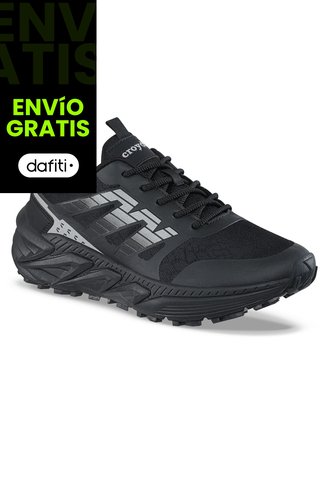 Tenis Trail Running Nigov Negro Croydon Para Hombre Croydon