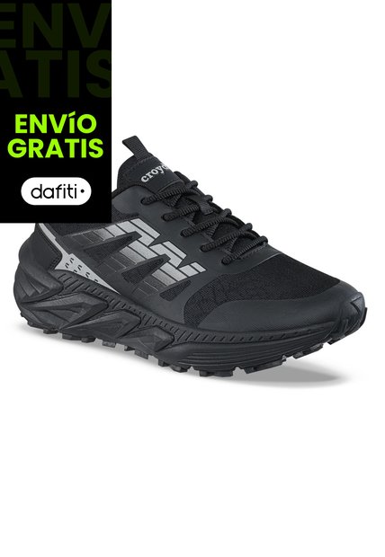Tenis Trail Running Nigov Negro Croydon Para Hombre