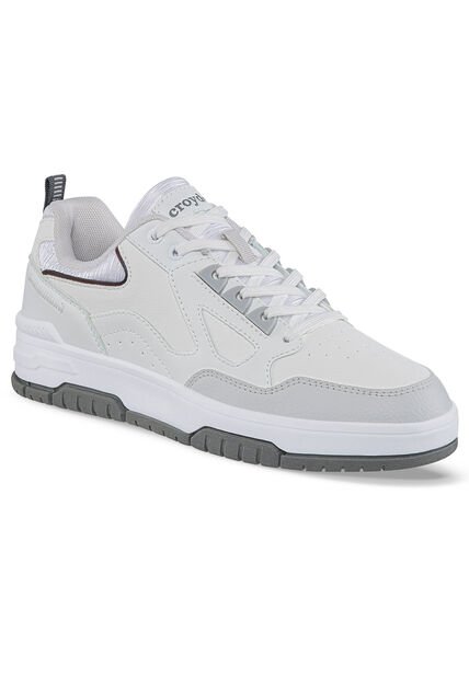 Tenis Urbanos Hurx Blanco-Gris Para Hombre Croydon