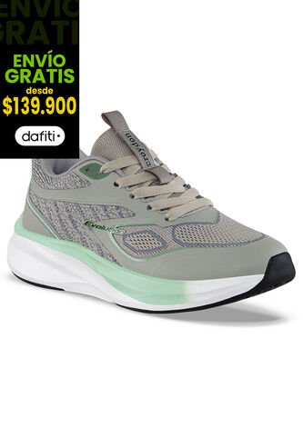 Tenis Running Naki Gris Croydon Para Mujer Croydon