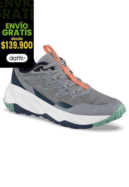 Tenis Trail Running Taralbo Gris Croydon Para Mujer